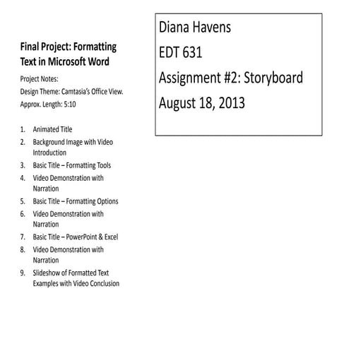 Storyboard Final EDT 631