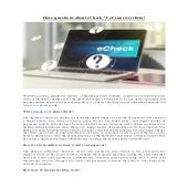 What Are Electronic Checks and How They Work.pdf