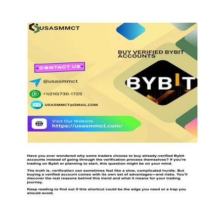 Buy Verified Bybit Account & 100% KYC Verified.pdf