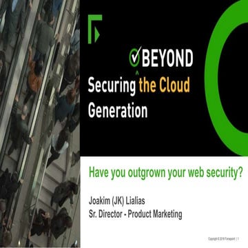 Securing Beyond the Cloud Generation