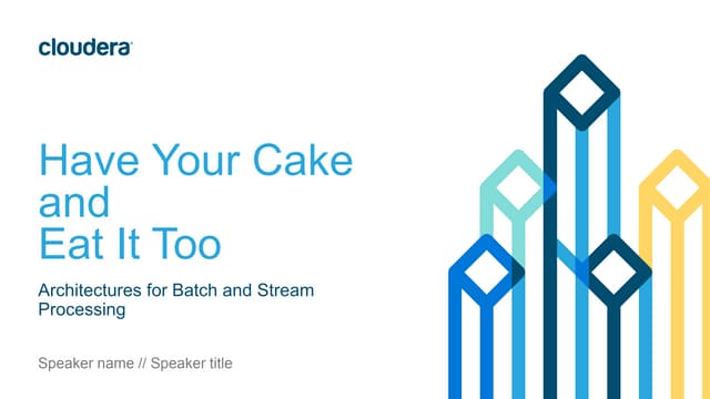 Have your cake and eat it too