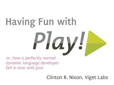 Having Fun with Play