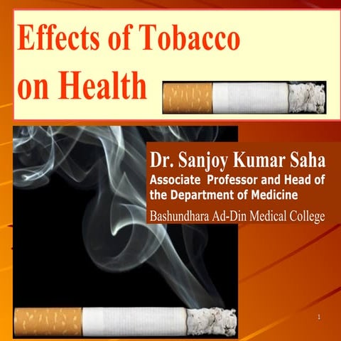 Effects of Tobacco on Health