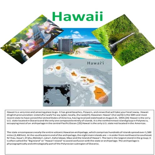 Welcome to-hawaii | DOCX