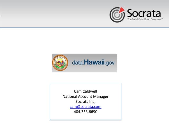 Socrata: Success with Open Data
