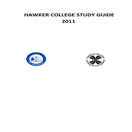 Hawker college study_guide_2011