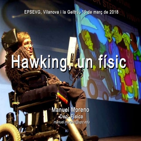 Hawking, un físic