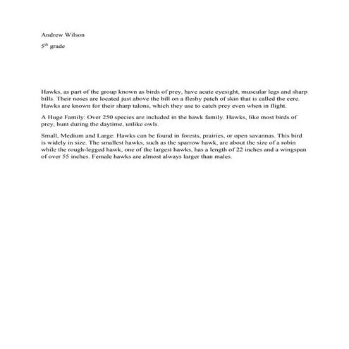 Hawks | DOCX