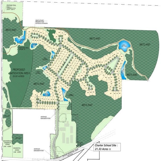 Hawks Landing Land Plan