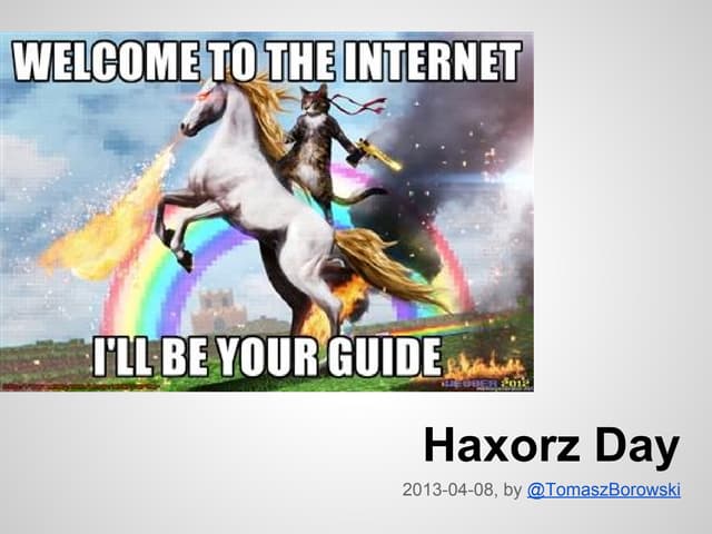 Haxorz day 7