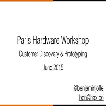 HAX @ Hardware Workshop