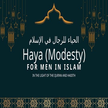 Haya (Modesty) for Men in Islam updated.pptx