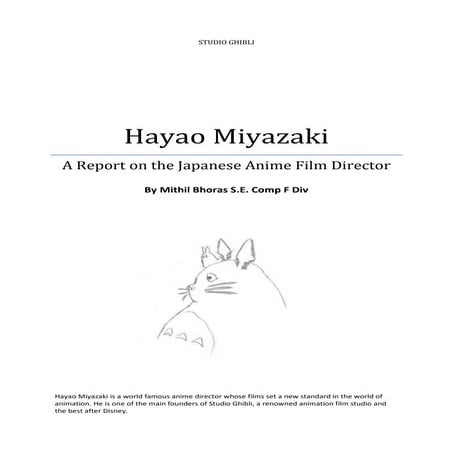 Hayao miyazaki
