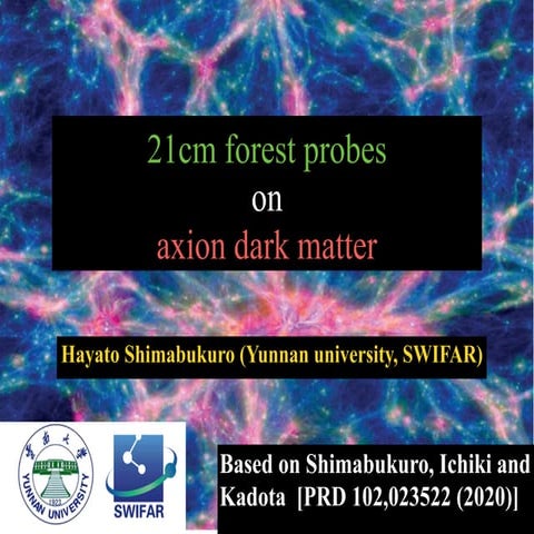 Axion dark matter and 21cm forest | PDF