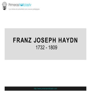 Bicentenario de la muerte de Franz ...