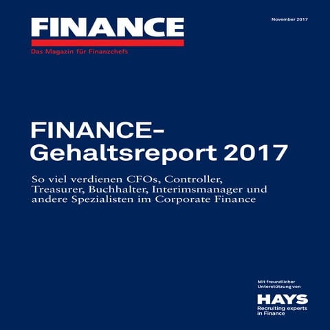 Finance Gehaltsreport 2017