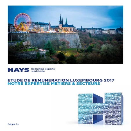 Hays étude de rémunération Luxembourg 2017