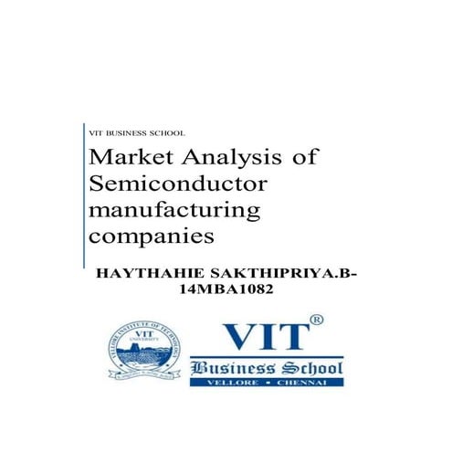 market analysis on semiconductor manufacturing companies