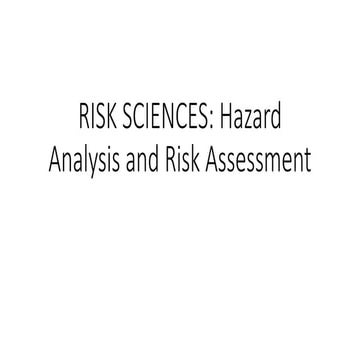 Hazard analysis