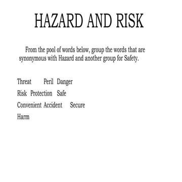 Understanding Hazard, Risk, and 5S Methodology in ICT Environments for ...