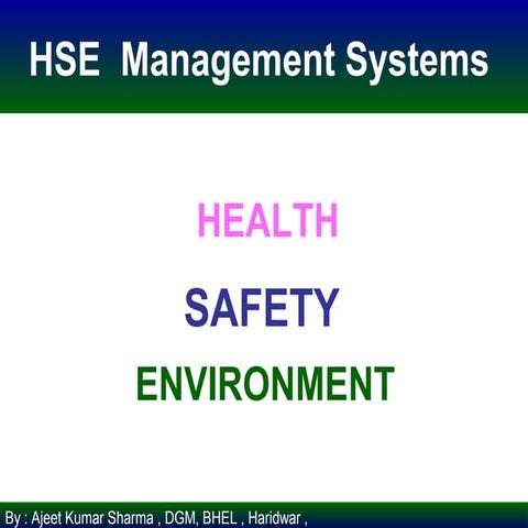 Hazard identification & characterization