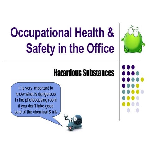 Hazardous substances