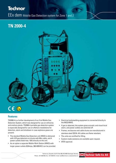 Hazardous Area Zone 1 & Zone 2 (ATEX) Gas Detection Instruments & Tools 