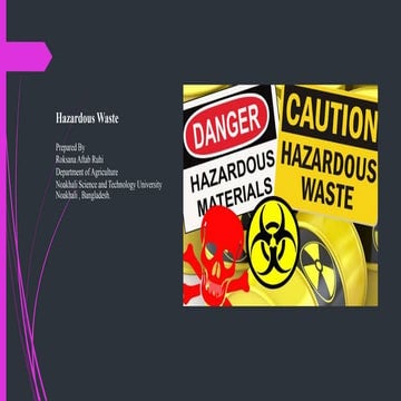 Hazardous waste