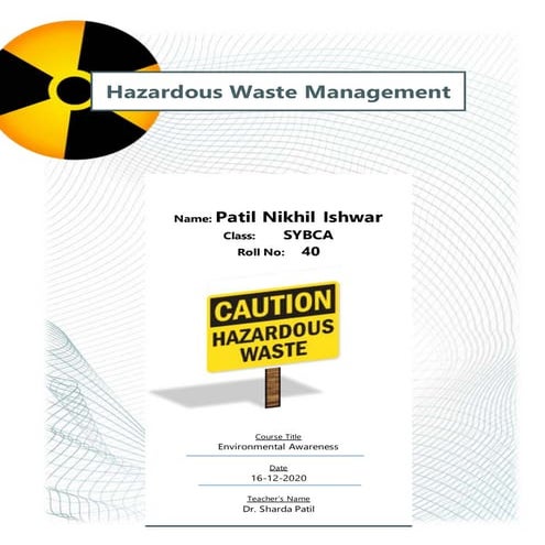 Hazardous Waste Management.docx