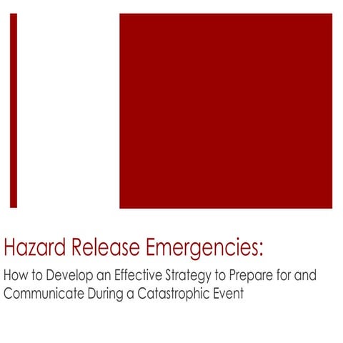 Emergency Response Solutions in the Oil and Gas Industry | PDF