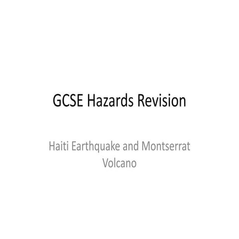 Hazards case studies revision[1]