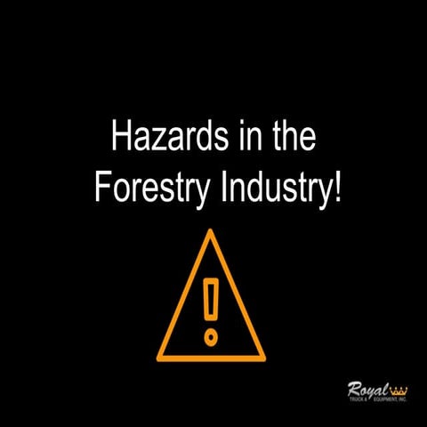 Common Forestry Hazards Pptx
