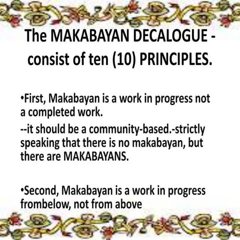 Decalogue ng MAkabayan
