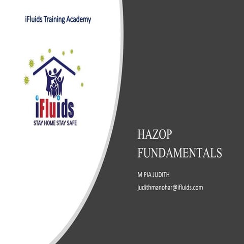 Hazop Fundamentals Online Training iFluids
