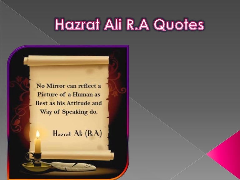 Hazrat ali r.a quotes