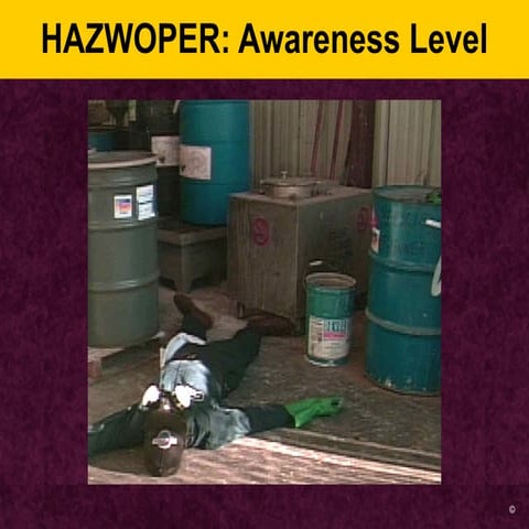 Oshacampus hazwoper training | PPTX