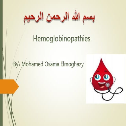 haemoglobinopathies