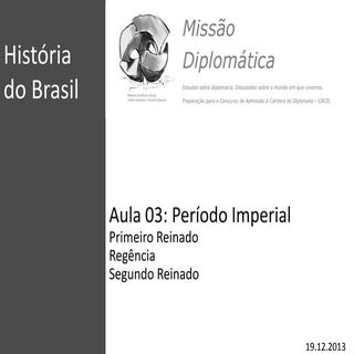Estudos CACD Missão Diplomática - H...
