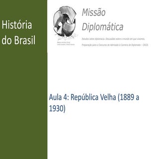Estudos CACD Missão Diplomática - H...