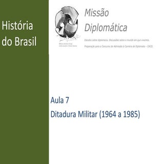 Estudos CACD Missão Diplomática - H...