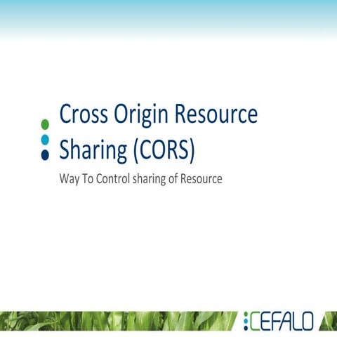 Cross-origin resource sharing
