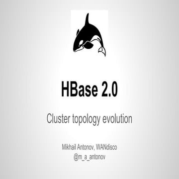 HBase 2.0 cluster topology