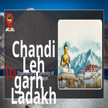 Adventure Awaits! 🚗🏔️ Book Your Chandigarh to Leh Ladakh Tour Package with H&B Cabs Today!