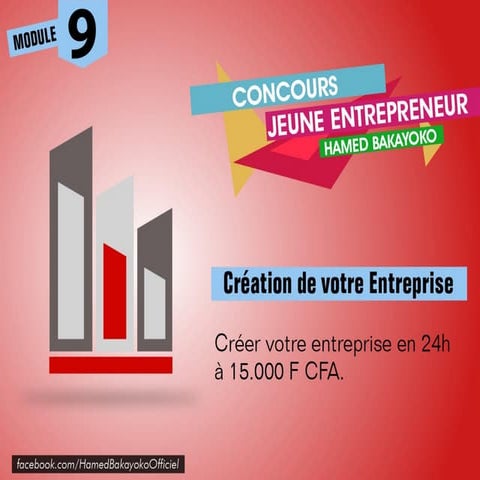 #ConcoursHB Formation entrepreneuriat Module 9