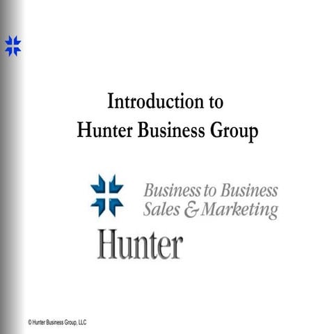 Hunter Business Group Final | PPT