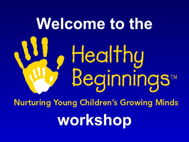 Healthy Beginnings