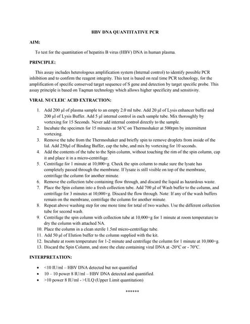 HBV DNA QUANTITATIVE PCR UG ELECTIVE POSTINGS.docx