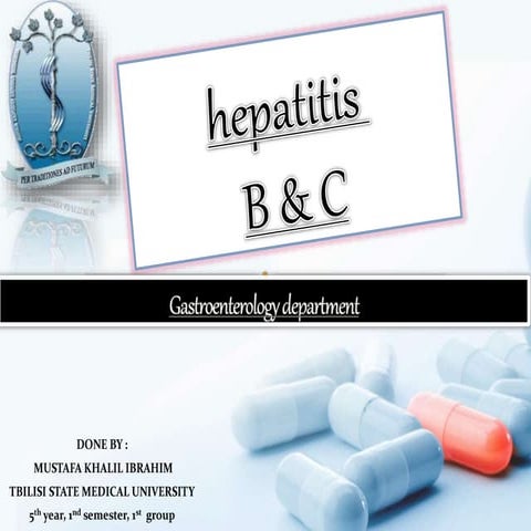 Viral hepatitis B and C