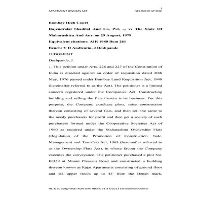 Hc & sc judgments aoa with index v1.6