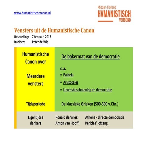 Hc 40 a presentatie ecohumanisme | PDF